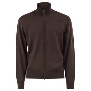 Boss Men Pure Virgin Wool Zip-Up Cardigan